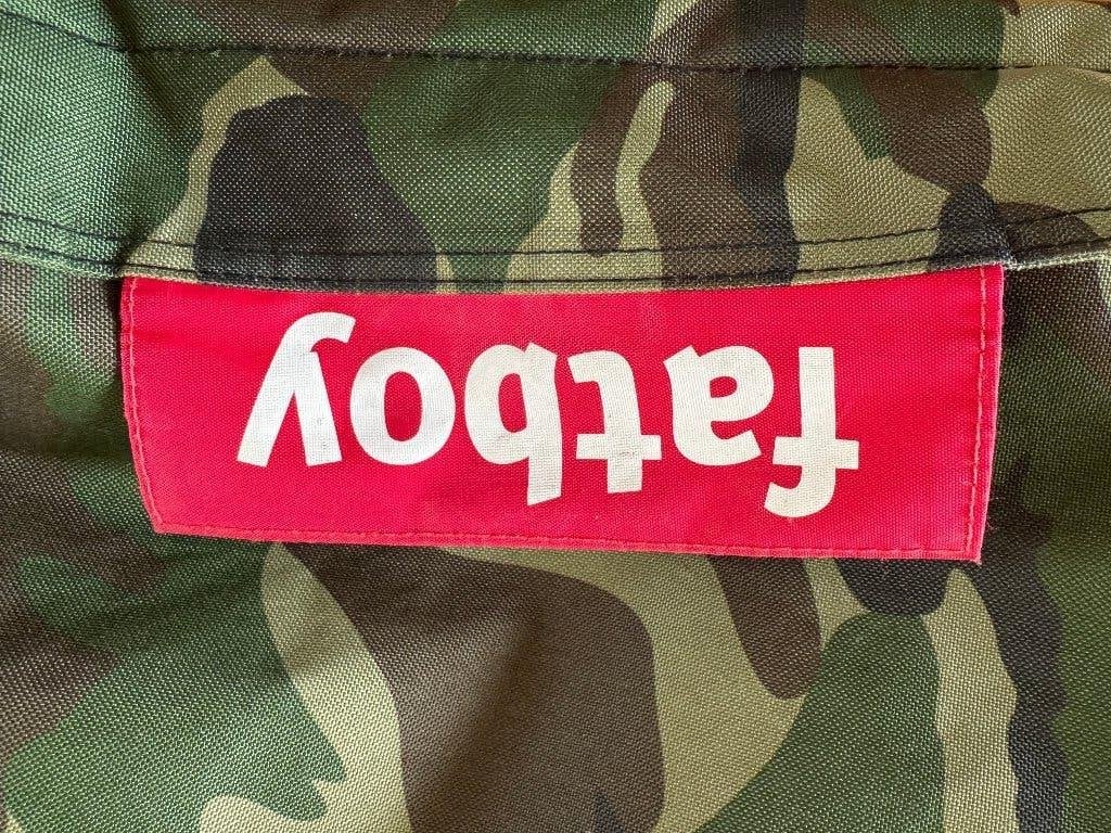 Fatboy zitzak camouflage / army, Ophalen, Gebruikt, Groen, Zitzak