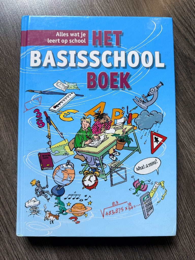 Het basisschool boek alles wat je leert op school 9077990062, Verzenden, Beta, Zo goed als nieuw, HBO