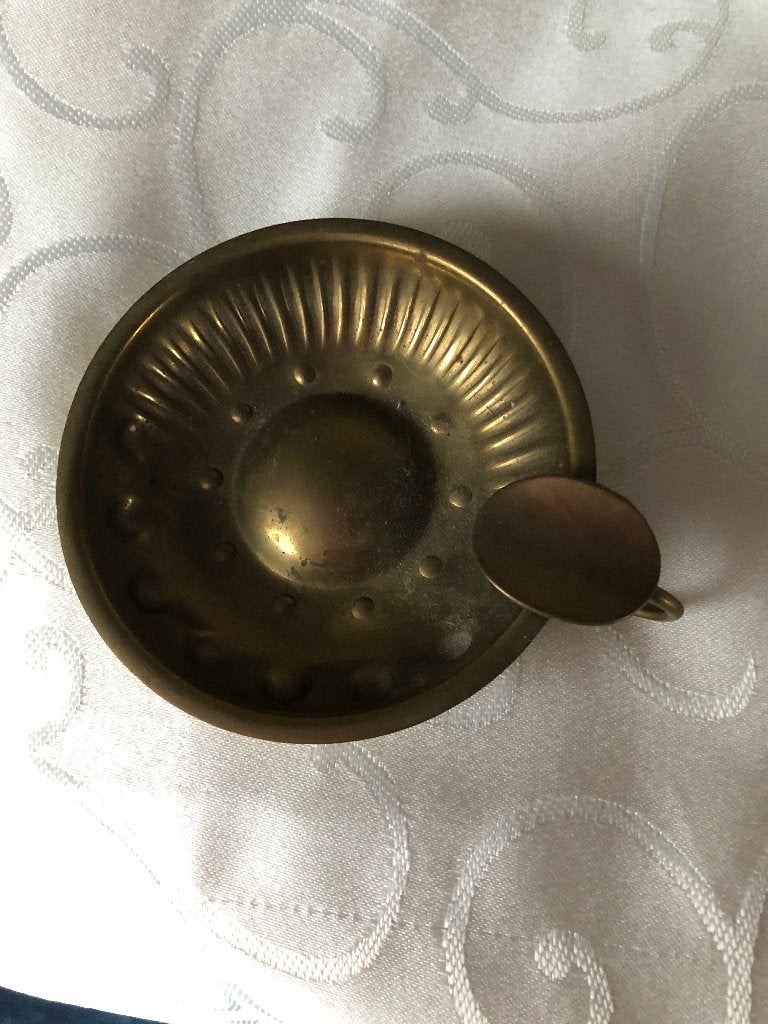 Een charmante vintage tastevin, wijnproefbakje, Ophalen of Verzenden, Nieuw, Hout, Minder dan 5 flessen