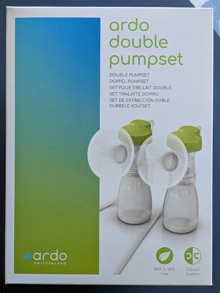 Ardo dubbele kolfset met 22 mm siliconen insert, Ophalen, Zo goed als nieuw, BPA-vrij, Borstkolf