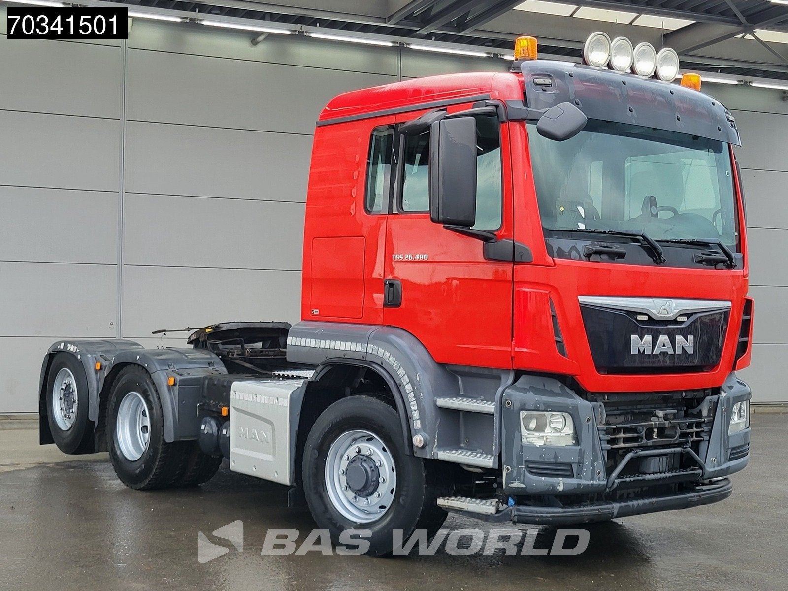 MAN TGS 26.480 6X2 Hydrodrive Manual Lift+Lenkachse Hydrauli, Auto's, Stof, Euro 6, MAN, Bedrijf
