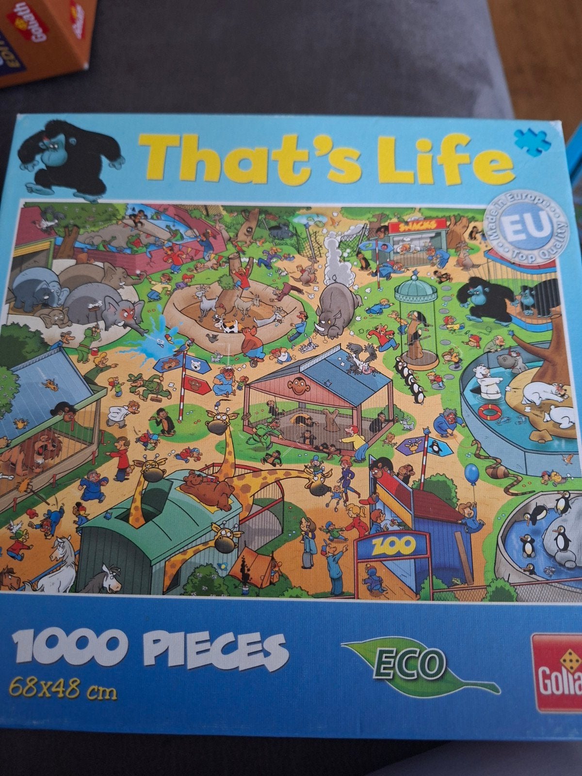 Goliath That's Life Zoo Puzzel 1000 Stukjes, Ophalen of Verzenden, 500 t/m 1500 stukjes, Zo goed als nieuw, Legpuzzel