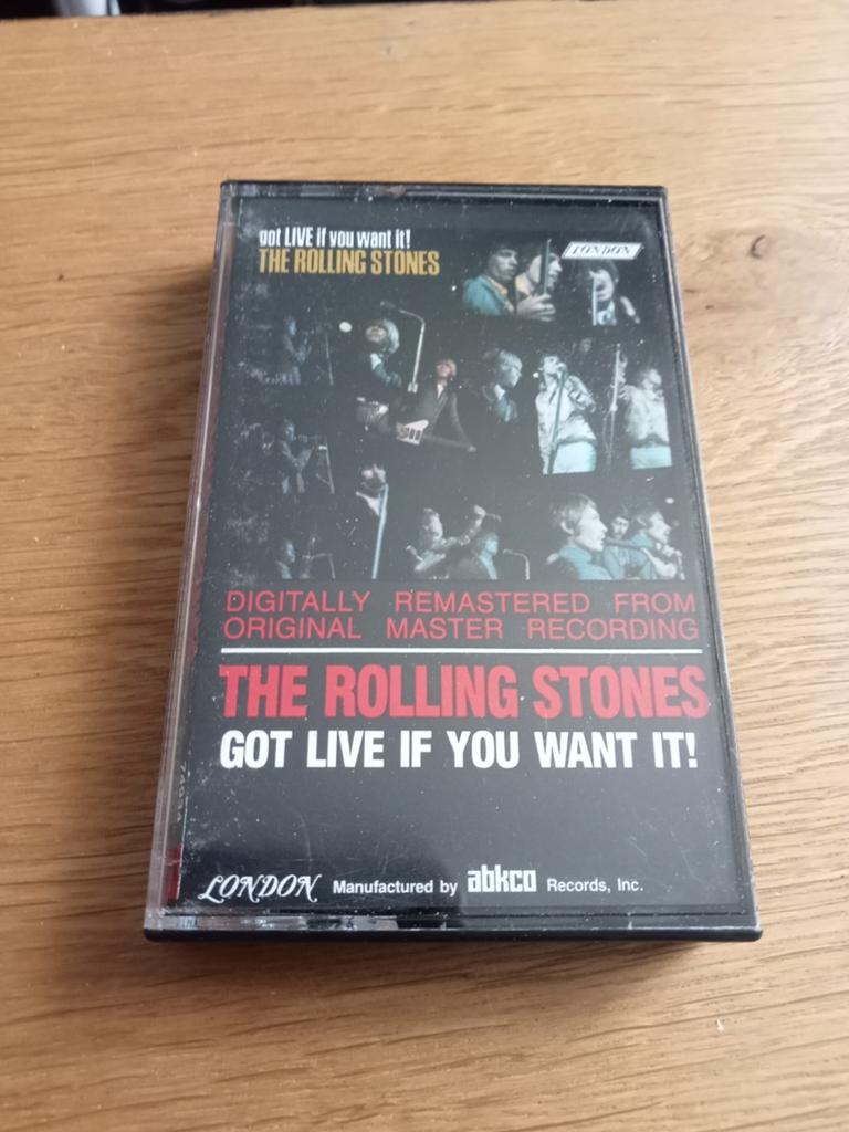 cassette Rolling Stones, Cd's en Dvd's, Cassettebandjes, 1 bandje, Ophalen of Verzenden, Zo goed als nieuw, Rock en Metal