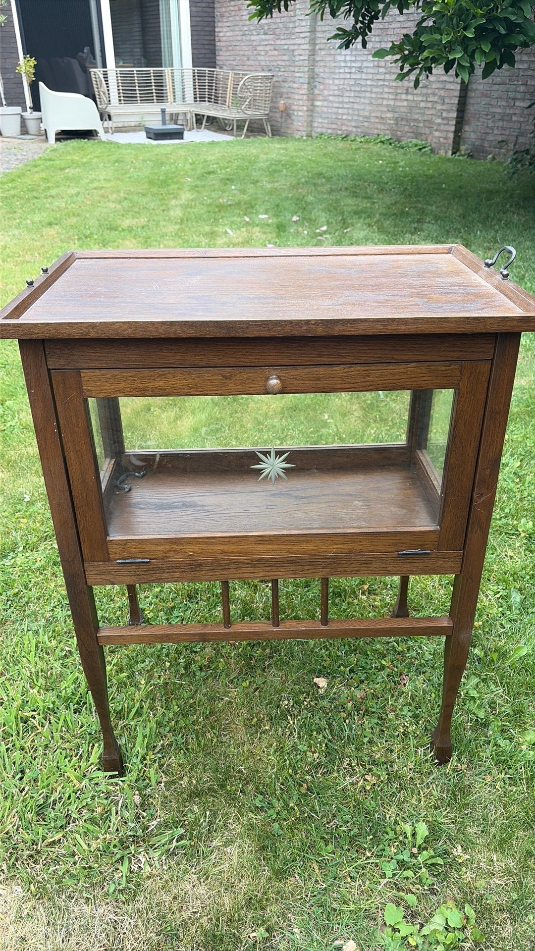 Houten theekastje, Antiek en Kunst, Ophalen