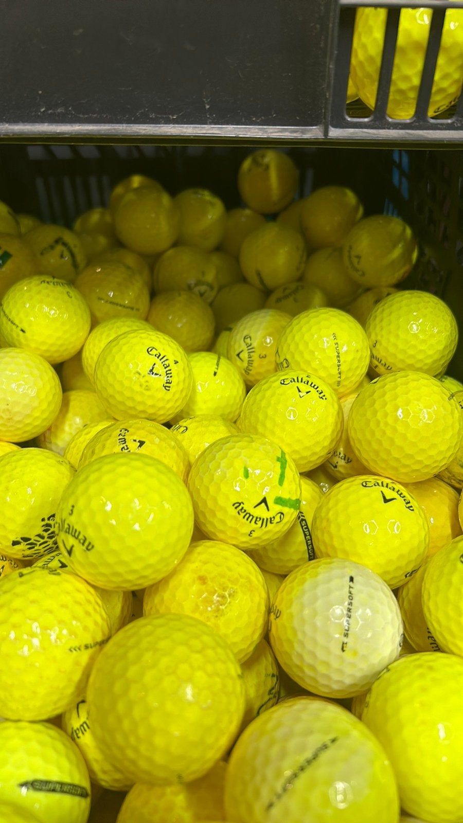 50 Stuks Callaway Supersoft Gele Golfballen, Sport en Fitness, Golf, Ophalen of Verzenden, Zo goed als nieuw, Bal(len), Callaway