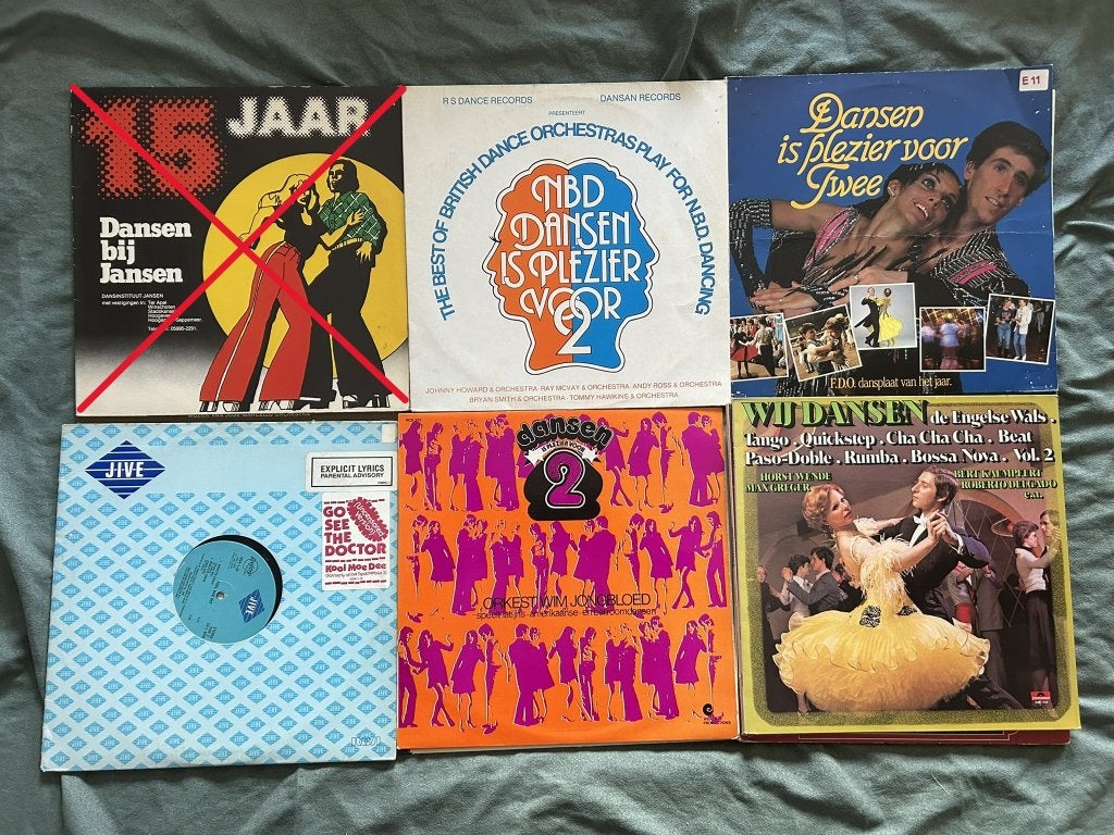 10 LP's Leren dansen (ook per stuk te koop), Cd's en Dvd's, Vinyl | Verzamelalbums, LP, Gebruikt, Overige genres, Ophalen of Verzenden
