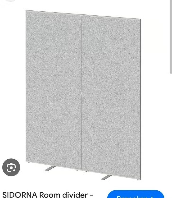 Sidorna scheidingswand Ikea, Ophalen, Zo goed als nieuw
