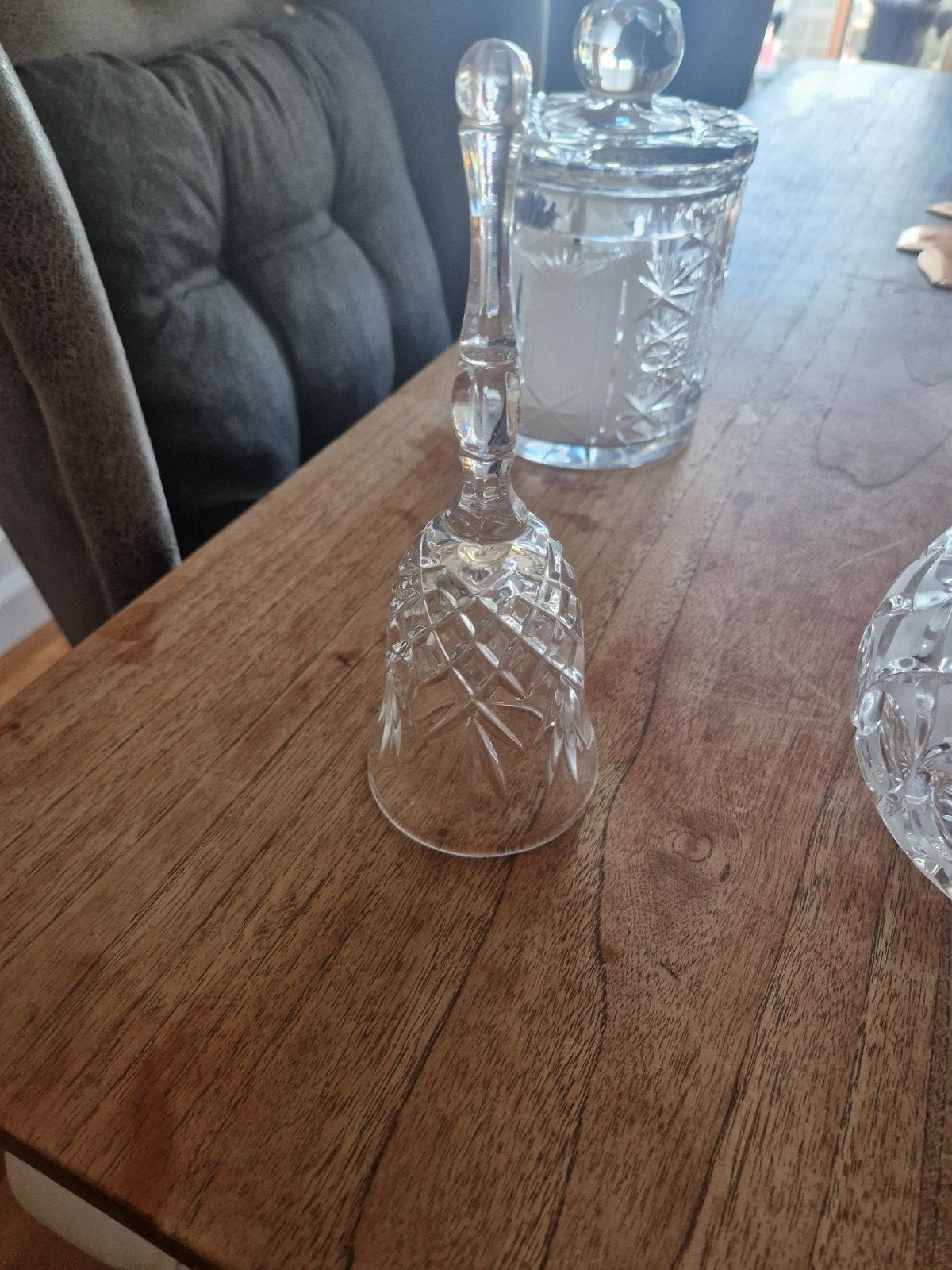 Kristallen bel - Decoratieve tafelbel, Ophalen