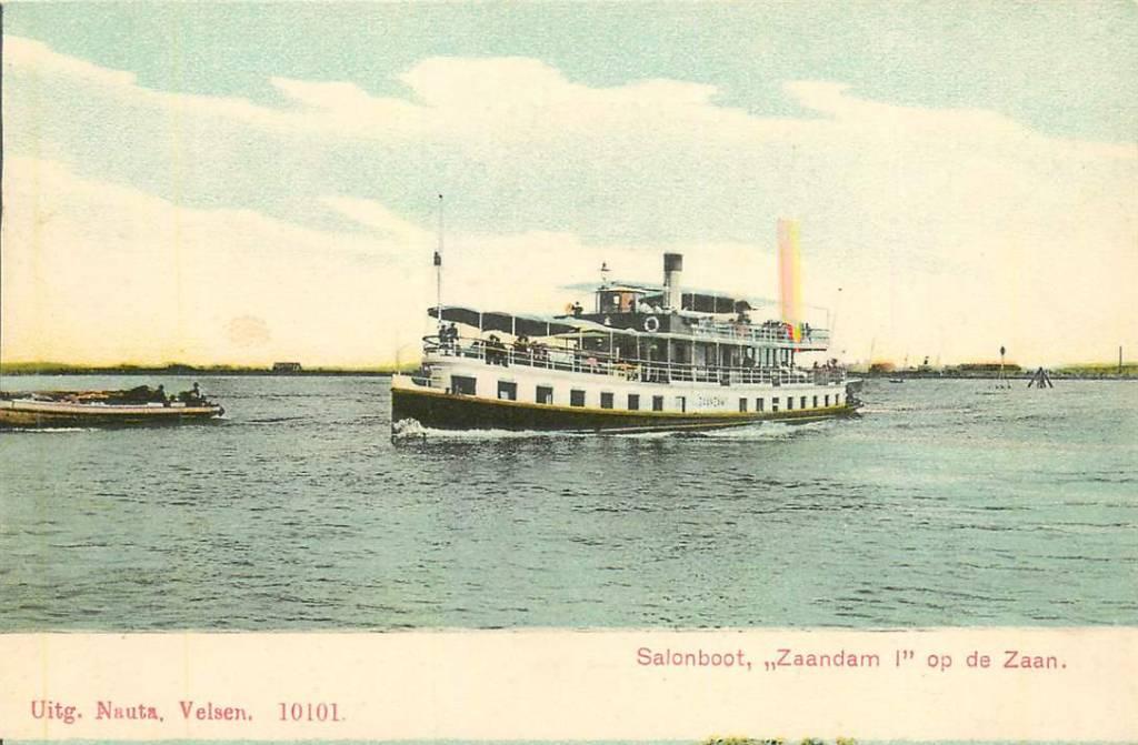 381-306-011 Salonboot Zaandam I, Verzenden, Voor 1920, Noord-Holland