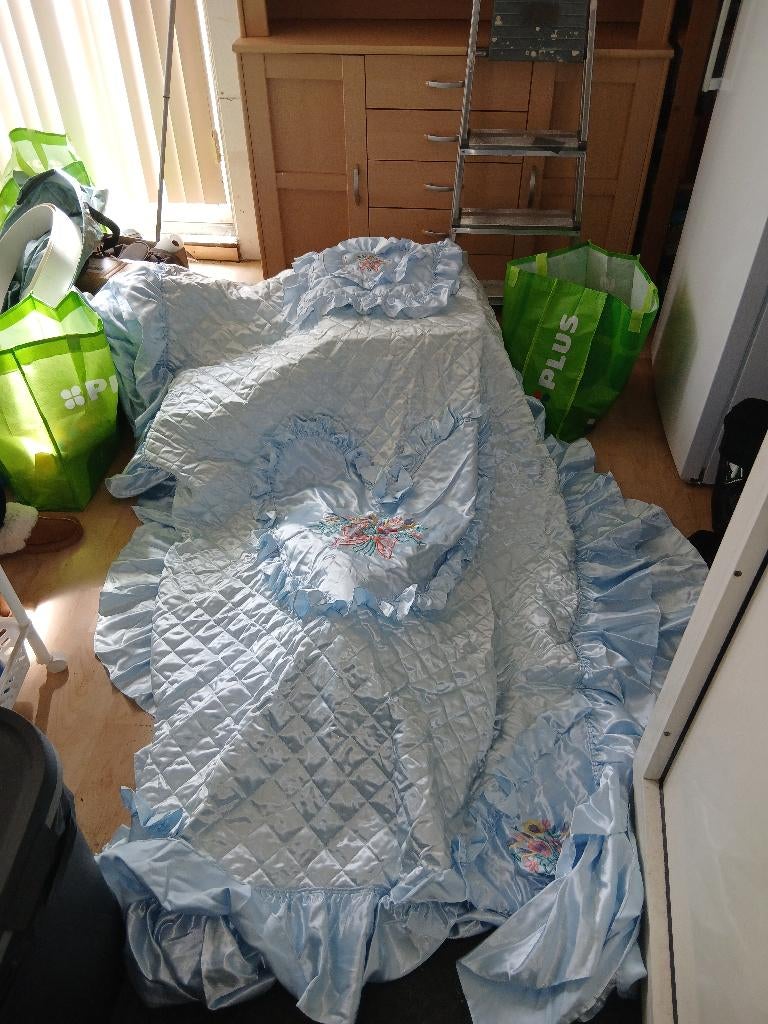 Dekbed, Ophalen, Gebruikt, Eenpersoons, Blauw