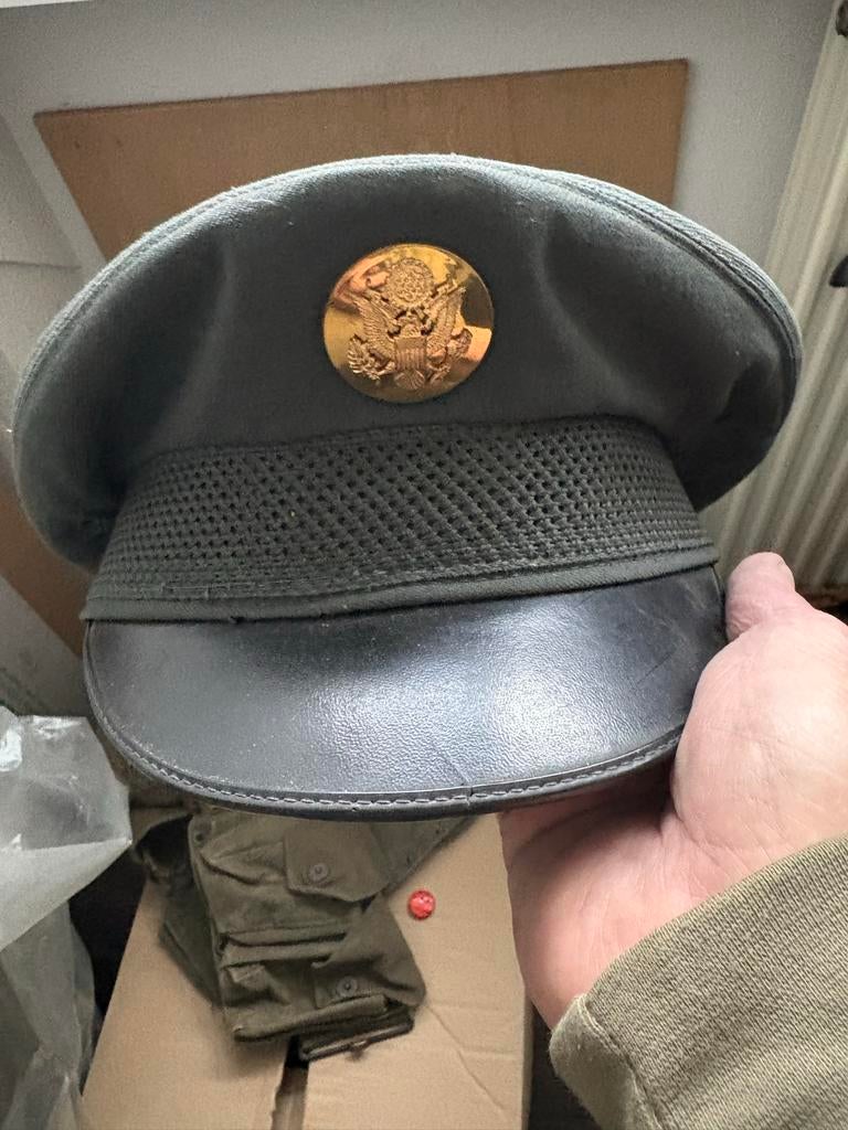 Legerpet Vietnam oorlog 1970, Ophalen of Verzenden, Landmacht, Amerika, Helm of Baret