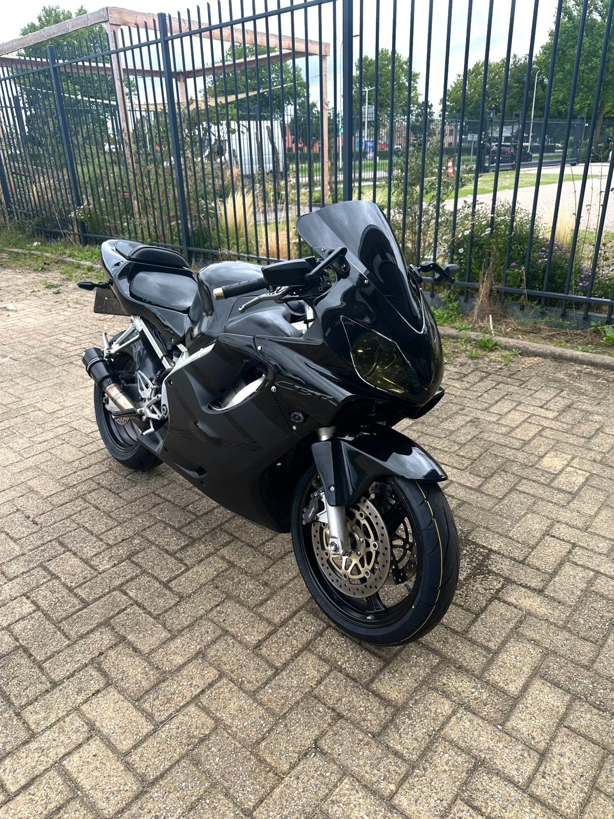 Honda CBR600 SC Project Uitlaat Full Black, Motoren, Sportuitlaat, 4 cilinders, Super Sport, Particulier