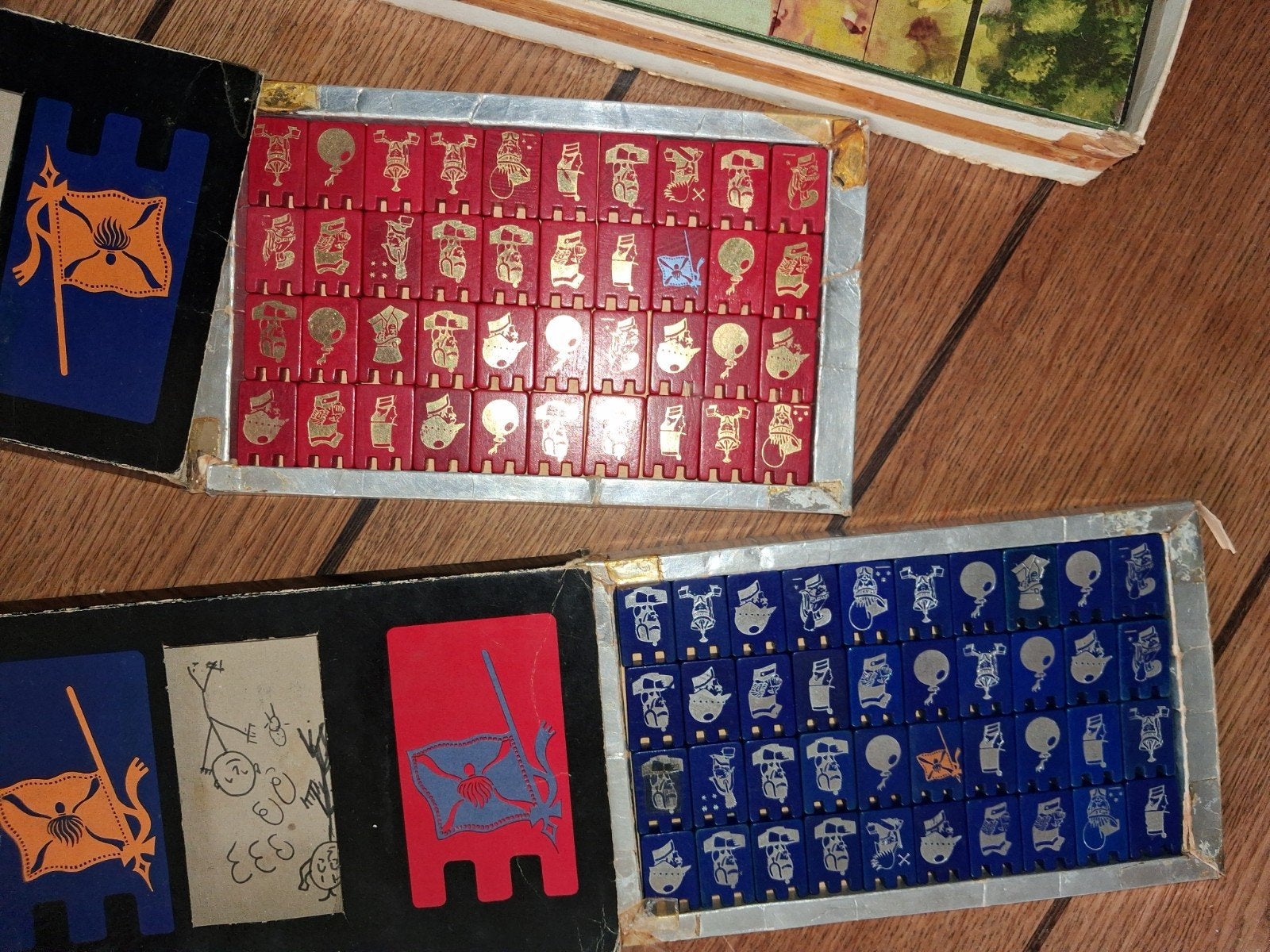Vintage Stratego Bordspel houten stukken, Een of twee spelers, Ophalen of Verzenden, Gebruikt, Jumbo