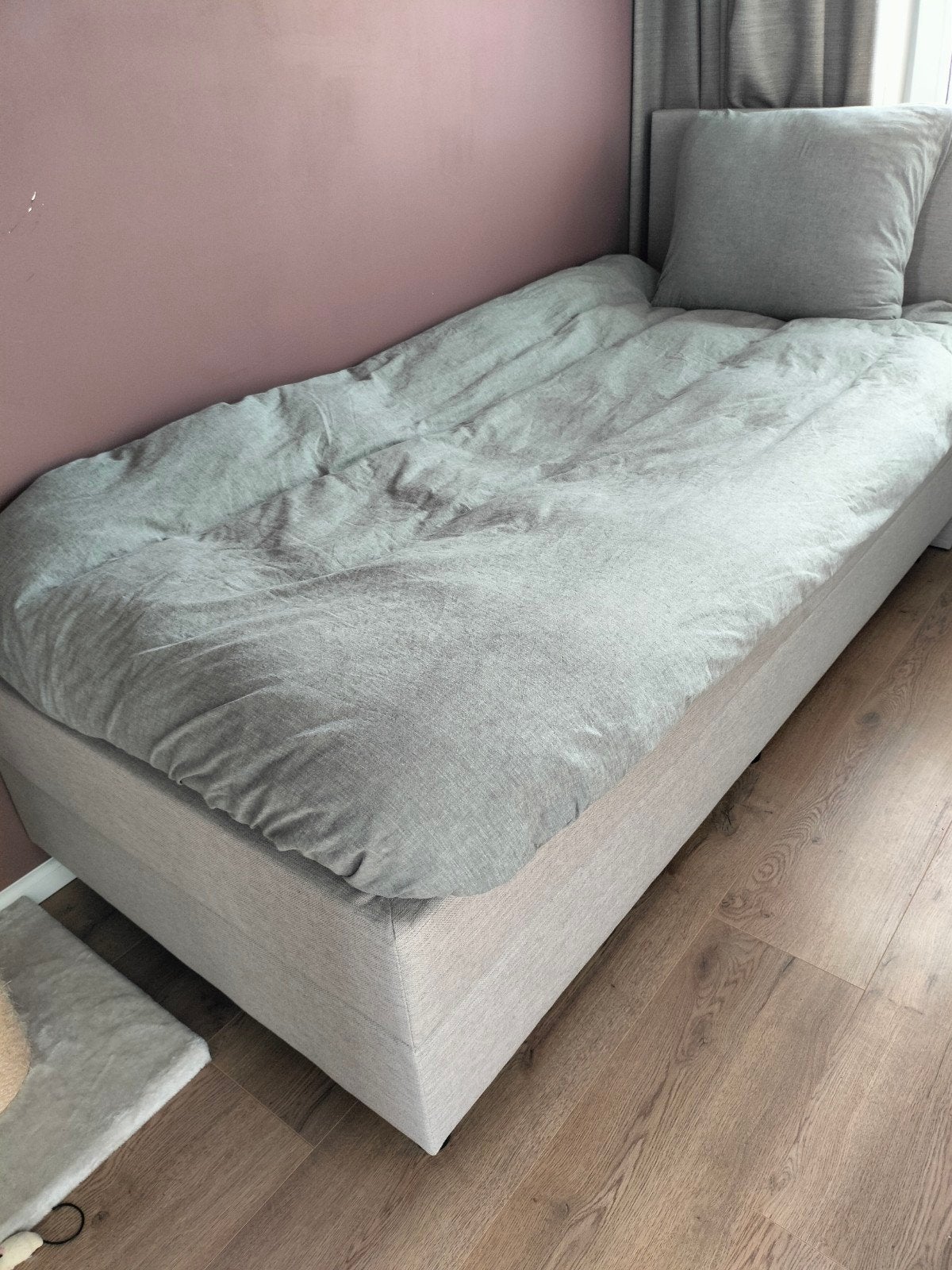 Boxspring 90x200, Ophalen, Eenpersoons, 90 cm