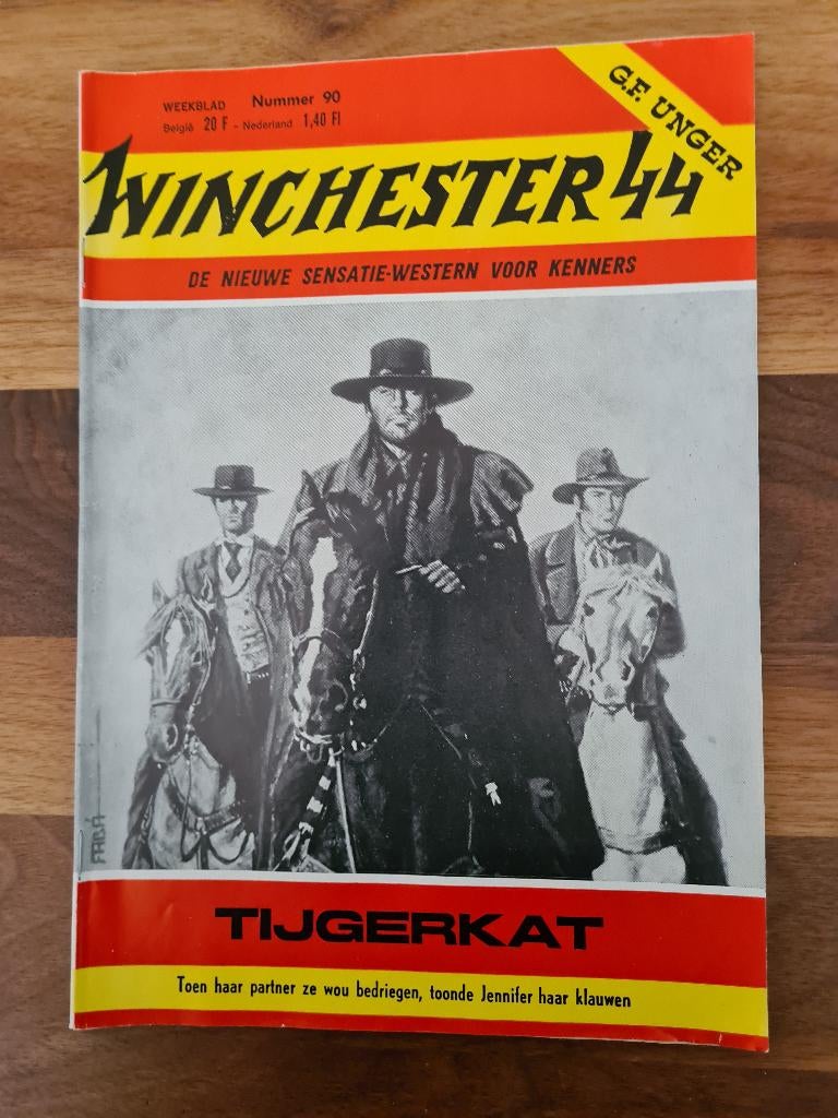 Tijgerkat. Western.         Winchester 44.       Nr. 90., Ophalen of Verzenden, Gelezen, G.f. Unger
