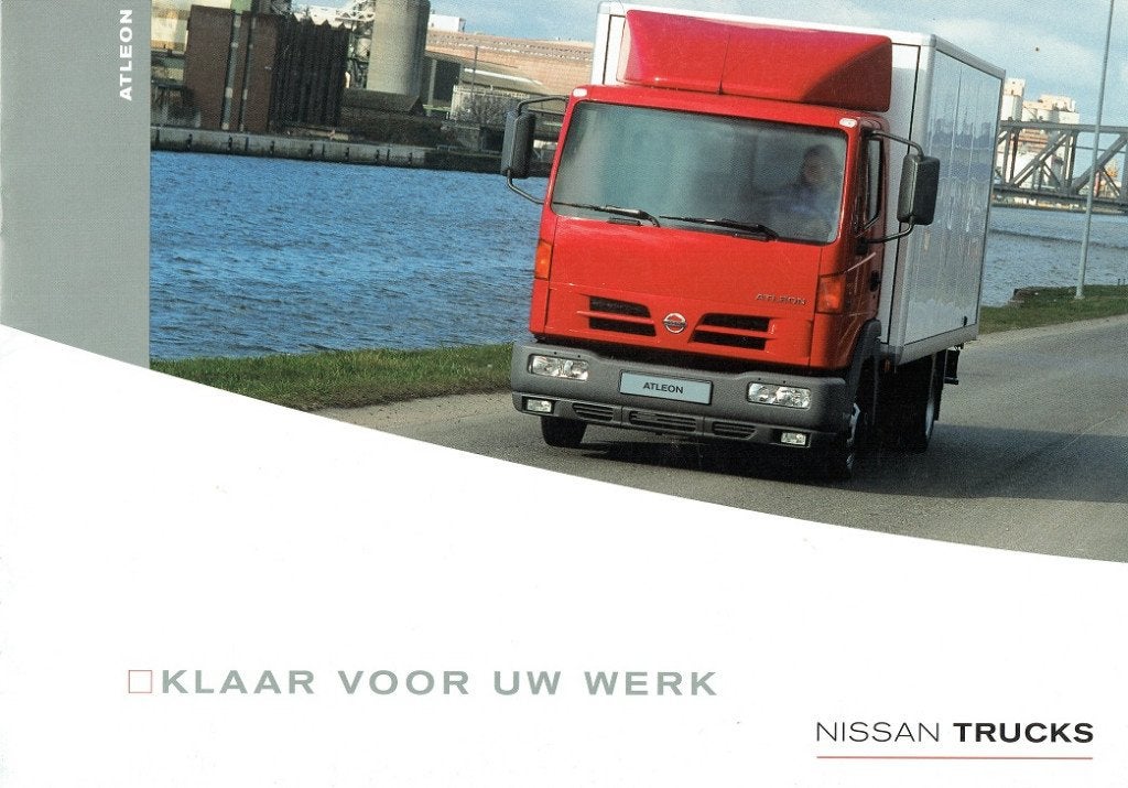 Folder Nissan Atleon (Belgische uitgave - 2004), Verzenden, Gelezen, Nissan