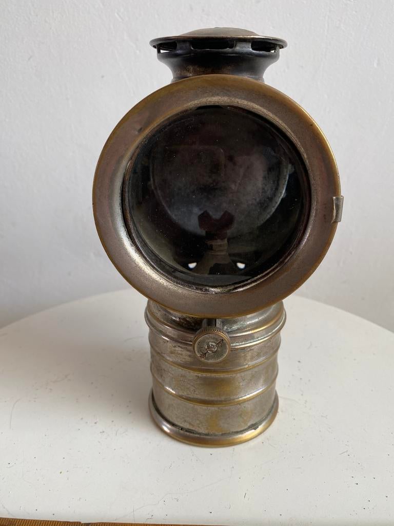 Vitaphare Carbidlamp Rijwiel - Antieke Fietslamp, Ophalen of Verzenden