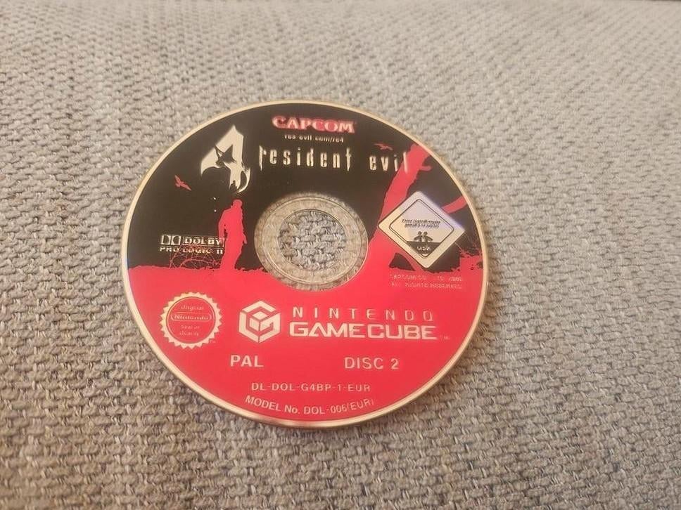 Resident Evil 4 GameCube Disc 2 (PAL) - Zonder hoes/boekje, Spelcomputers en Games, Games | Nintendo GameCube, Avontuur en Actie