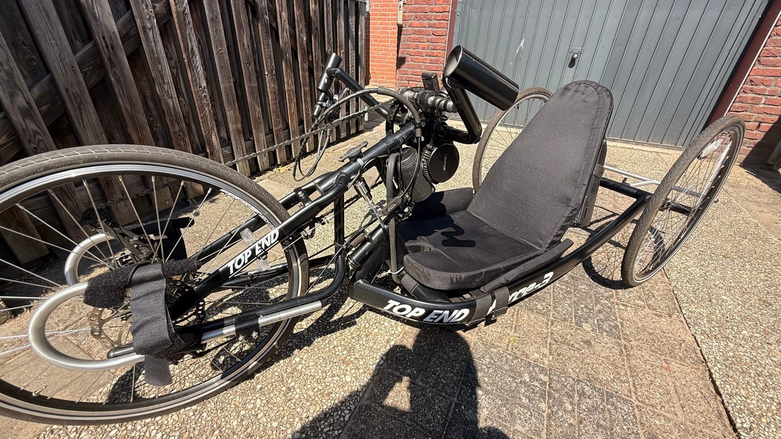 Top End Force 3 Handbike met Bafang ondersteuning, Ophalen, 24 inch of meer, Gebruikt, Aluminium