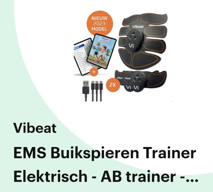 EMS buikspier trainer elektrisch en armen nieuw, Ophalen of Verzenden, Nieuw, Armen, Overige typen
