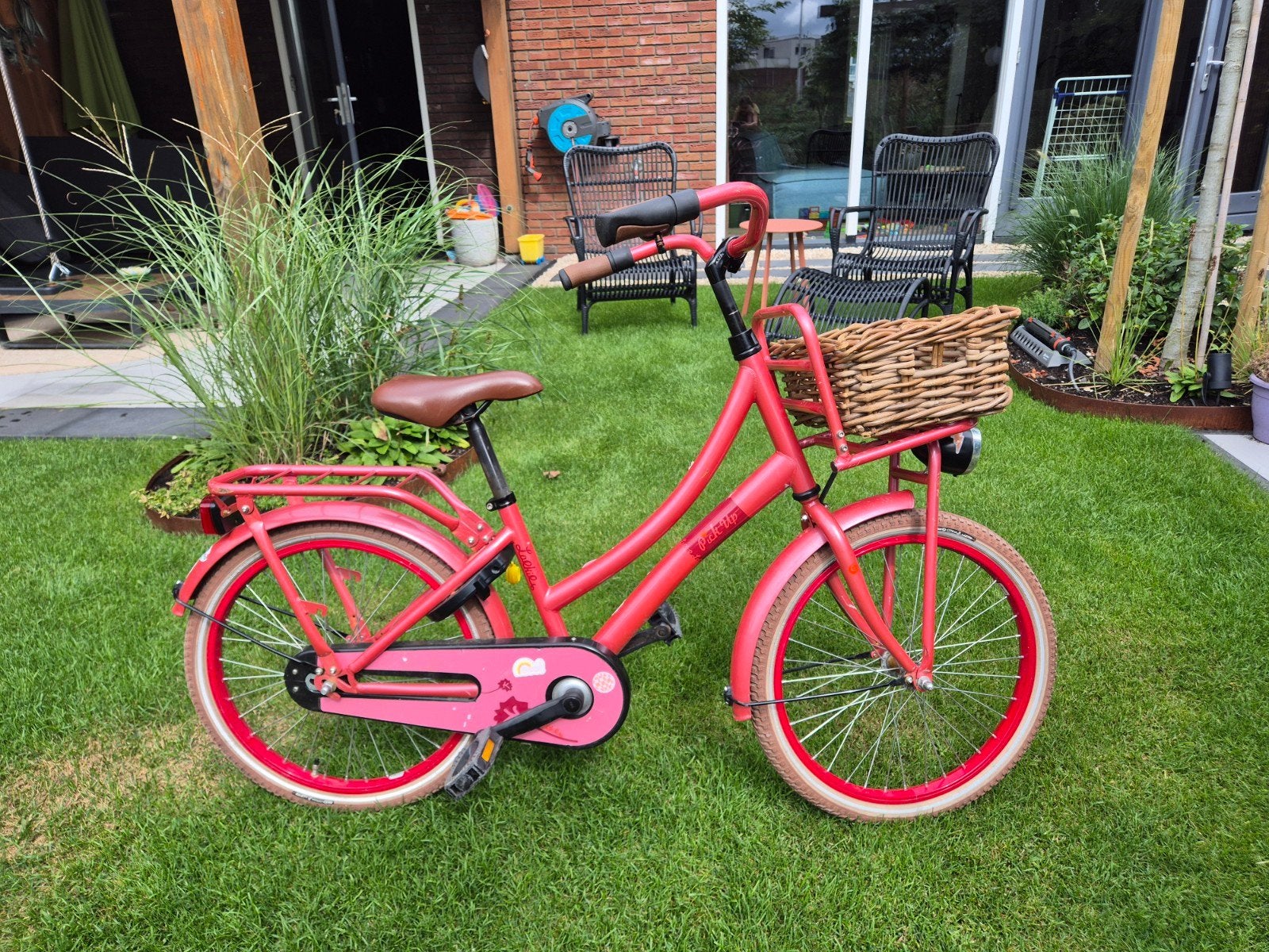 Loekie meisjesfiets 20 inch, Ophalen, Terugtraprem, Gebruikt, Loekie