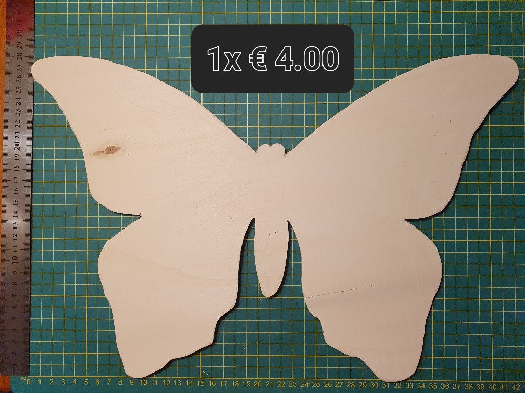 Houten vlinders om zelf te beschilderen, Hobby en Vrije tijd, Schilderen, Nieuw, Overige typen, Ophalen of Verzenden