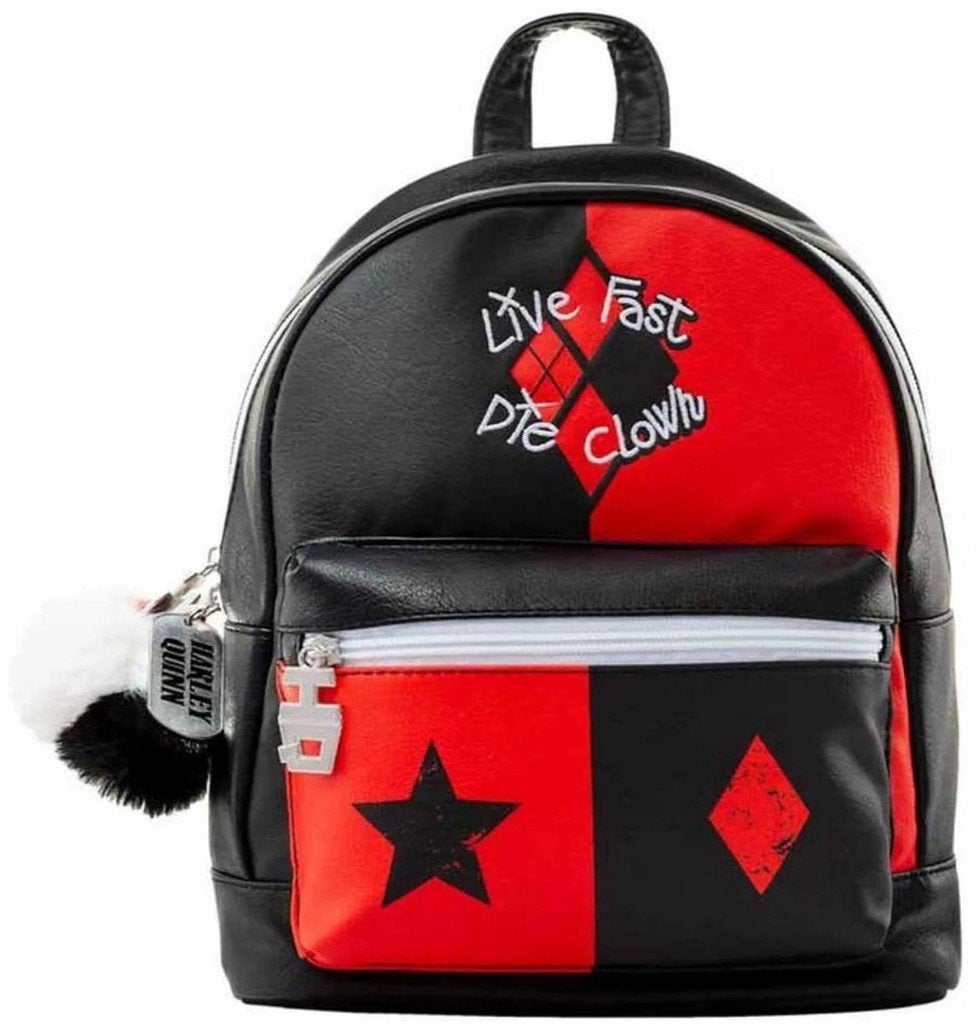 Partij tassen zwart met rode Harley Quinn rugzakken, Overige merken, NHP International, Ophalen of Verzenden, Info@nhp-international.com