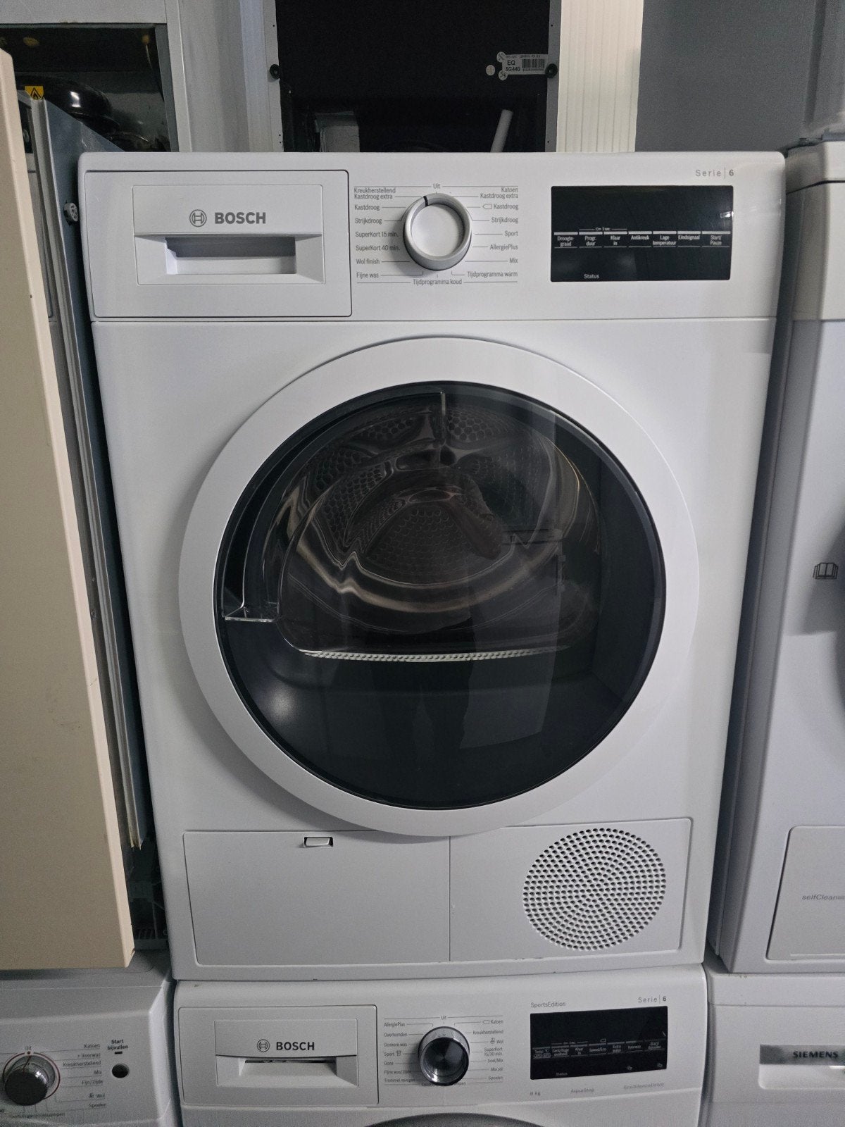 Prachtige Bosch Serie6 condensdroger! 8KG! Garantie!🚚✅️, Bosch, 6 tot 8 kg, Refurbished, Ophalen of Verzenden