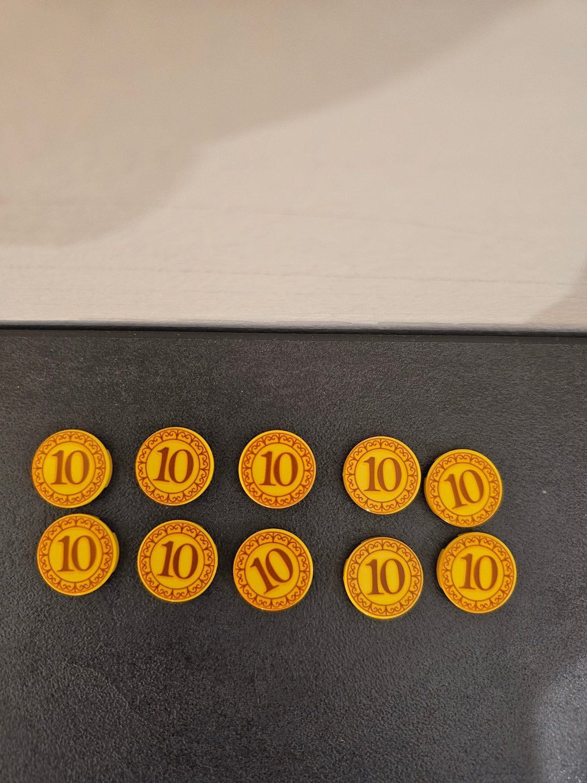 lego 10 tegels met 10 print, Ophalen of Verzenden, Gebruikt