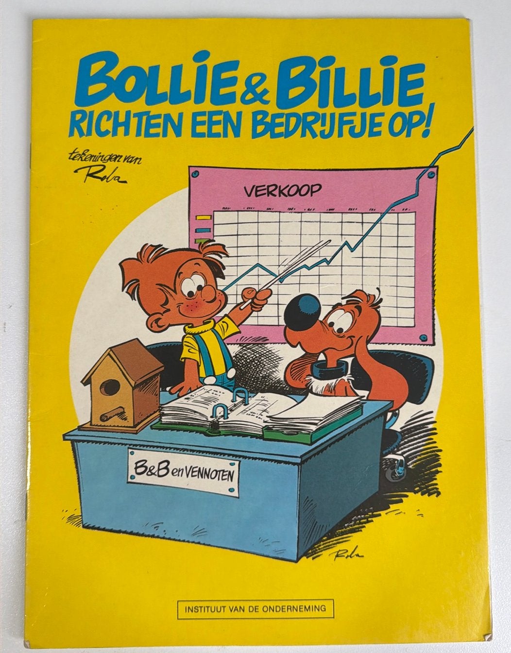Bollie & Billie Richten een Bedrijfje Op! - Roba, Boeken, Eén stripboek, Ophalen of Verzenden, Gelezen