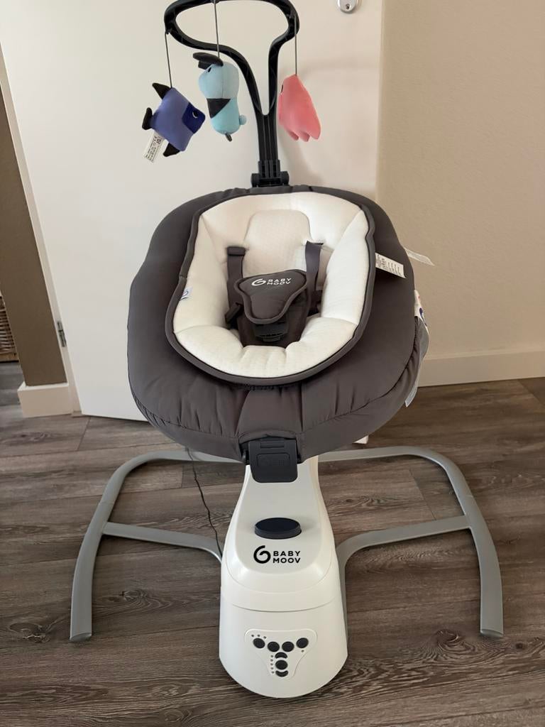 Babymoov Swoon Motion Ligstoel en Wipstoel, Kinderen en Baby's, Wipstoeltjes, Zo goed als nieuw, Wipstoel, Overige merken, Met gordel(s) of riempje(s)