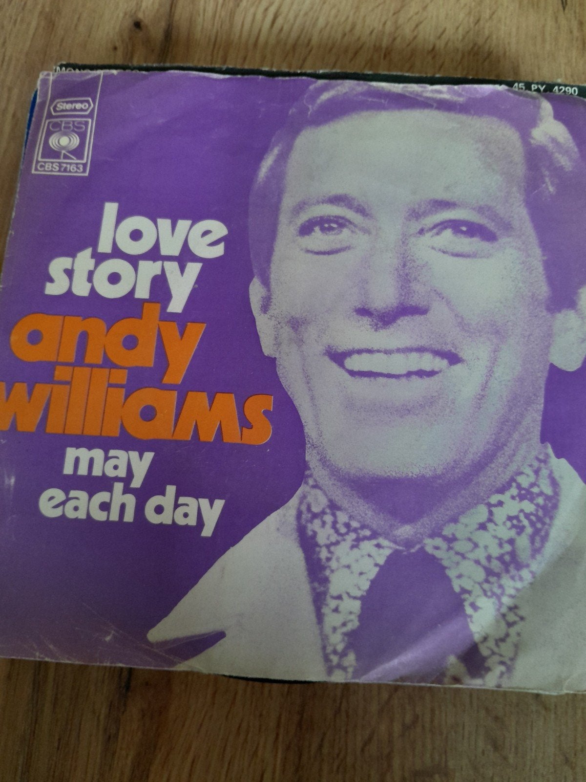 andy williams 7inch love story, Cd's en Dvd's, Ophalen of Verzenden, Zo goed als nieuw, Pop