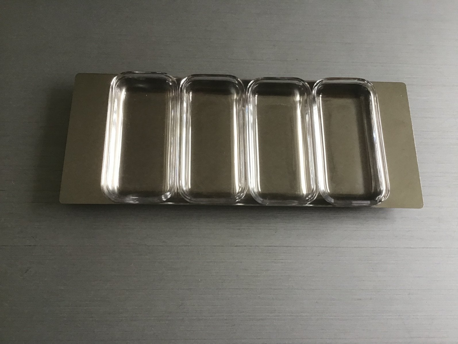 Alessi Programma 8 tray/serveerschaal ; Sargiani & Helander, Ophalen of Verzenden, Overige typen, Gebruikt, Metaal