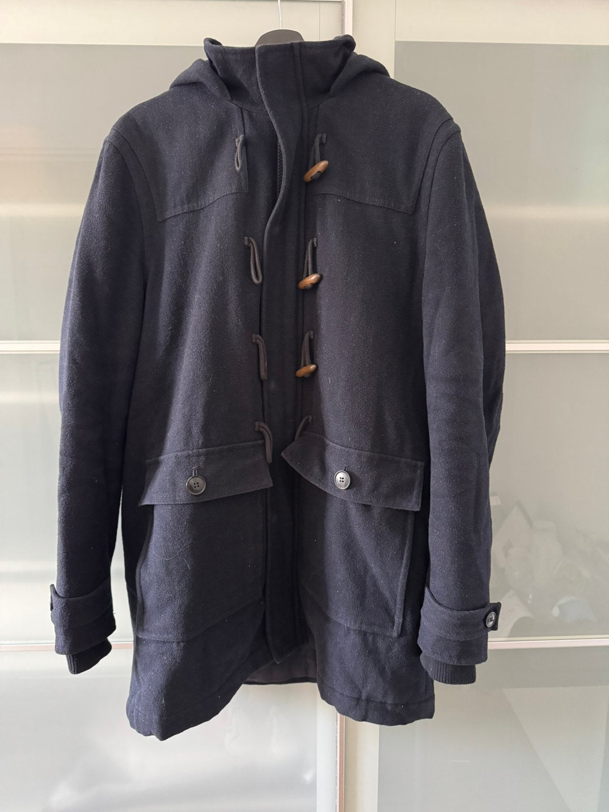 Winterjas heren, Ophalen of Verzenden, Gedragen, Overige maten, Blauw