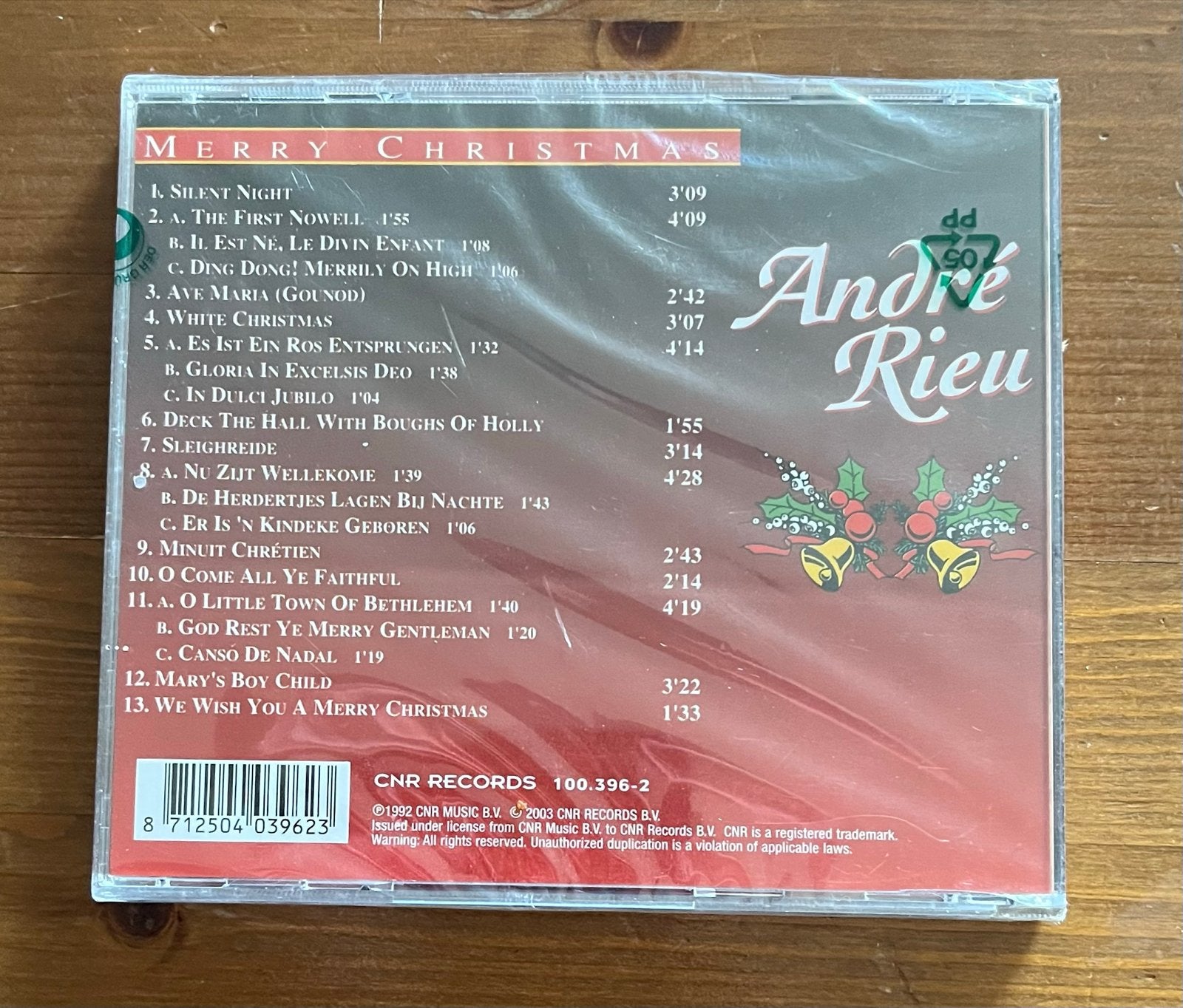 André Rieu - Merry Christmas CD (Nieuw in verpakking), Ophalen of Verzenden, Nieuw in verpakking, Kerst, Album
