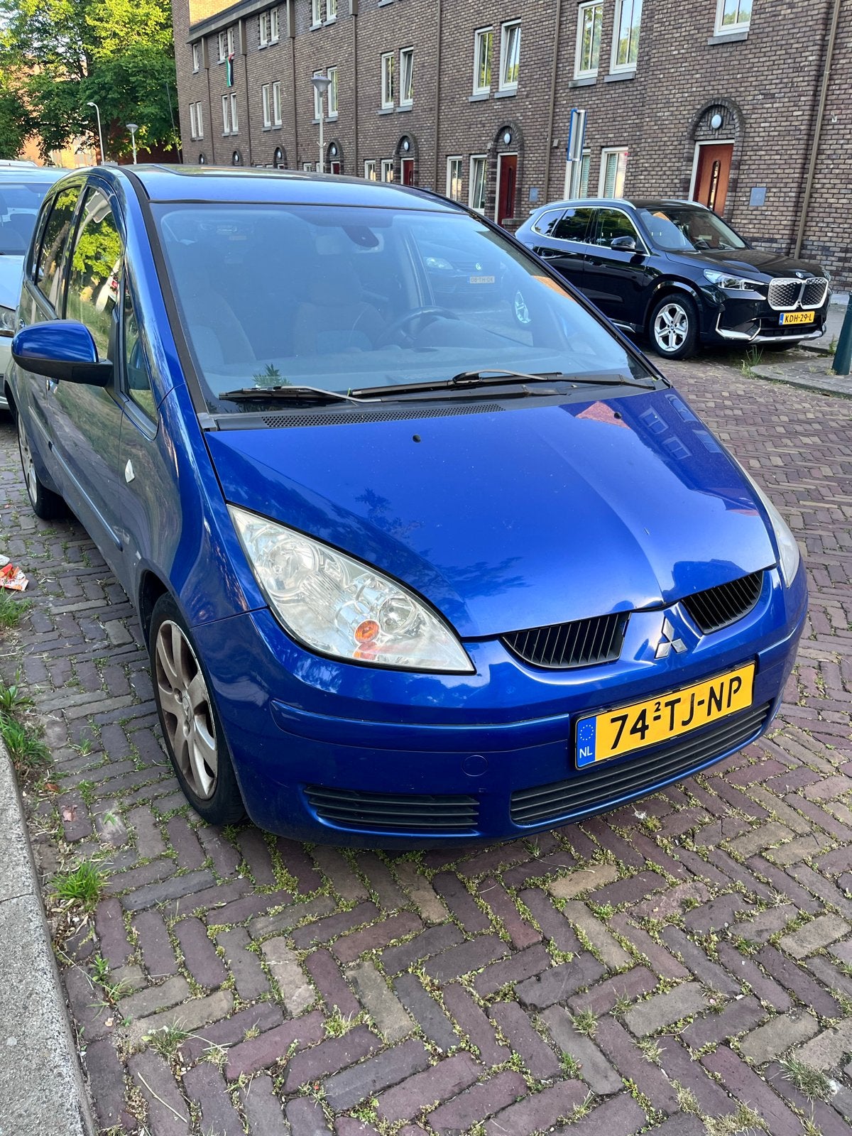 Mitsubishi Colt 1.5 CZ5 2006 d’azur panoramadak, Voorwielaandrijving, 970 kg, 40 €/maand, 4 cilinders