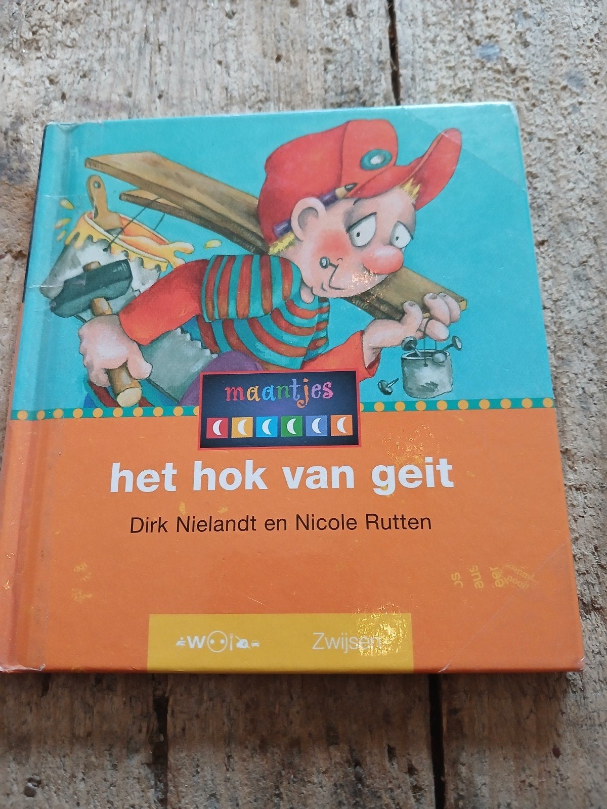 Maantjes: Het hok van Geit - Veilig Leren Lezen, Ophalen of Verzenden, Zo goed als nieuw, Dirk Nielandt en Nicole Rutten, Fictie algemeen