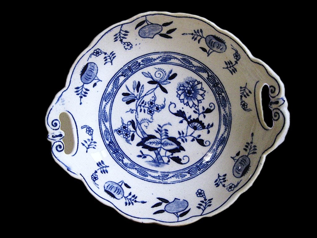 Schaaltje met handgrepen met zwiebelmuster patroon, Ophalen of Verzenden