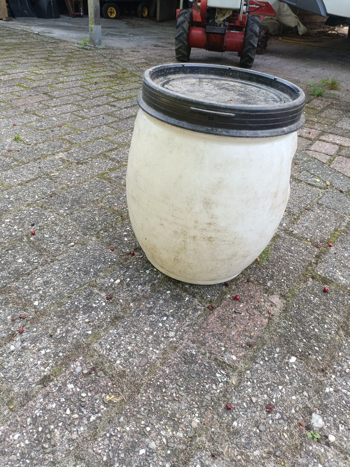 kleine voerton teab, Ophalen
