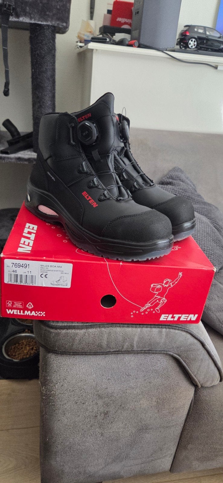Elten werkschoenen met BOA sluiting maat 46, Heren, Elten, Schoenen, Nieuw