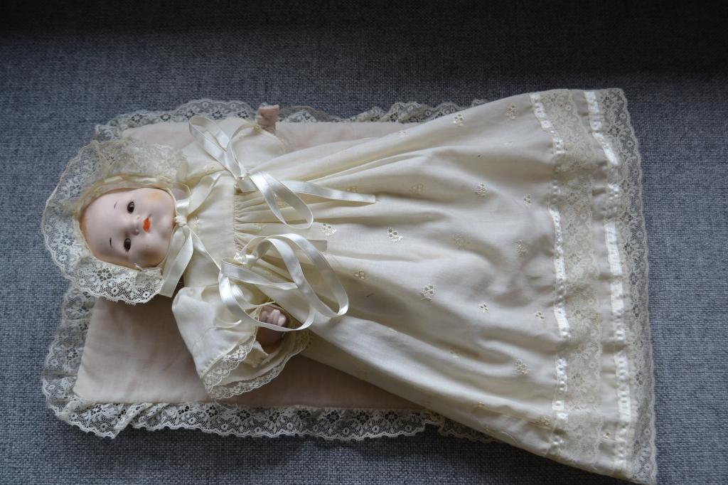 Porseleinen babypop, Verzamelen, Poppen, Ophalen, Gebruikt, Pop