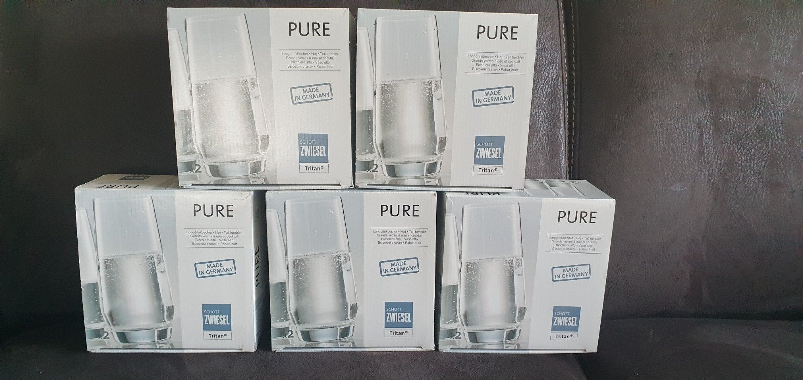 10 Schott Zwiesel Pure Tritan Longdrinkglazen, Glas of Glazen, Nieuw, Ophalen of Verzenden, Glas