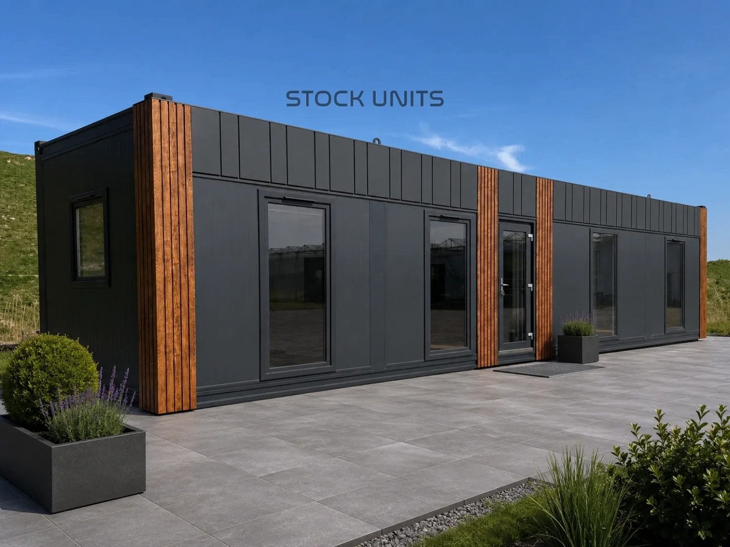 StockUnits Woonunit 13x3,2m -2 slaapkamers -Direct Leverbaar, Ophalen of Verzenden, Nieuw