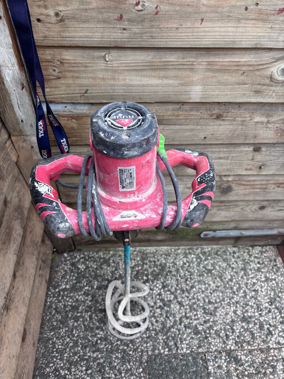 Rubi Tegelmixer / Mortelmixer, Ophalen of Verzenden, Gebruikt