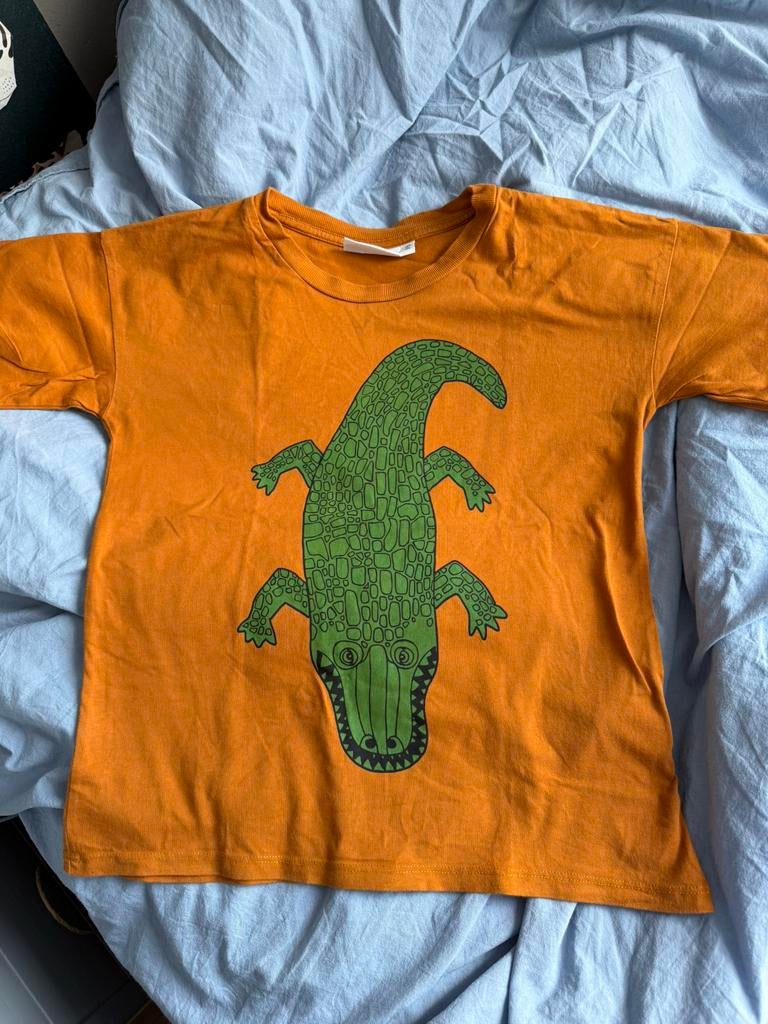 Zgan tshirt mini rodini krokodil maat 140 146, Ophalen of Verzenden, Zo goed als nieuw, Jongen of Meisje, Shirt of Longsleeve