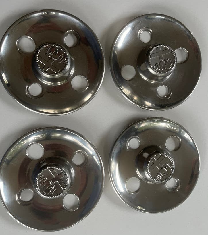 Set van 4 originele Alfa Romeo wieldoppen / naafkappen, Ophalen of Verzenden, Gebruikt, Alfa Romeo
