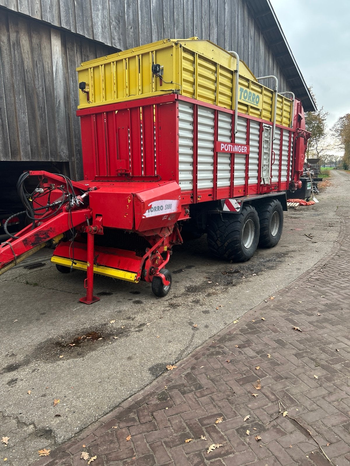 Pottinger torro, Ophalen, Weidebouw