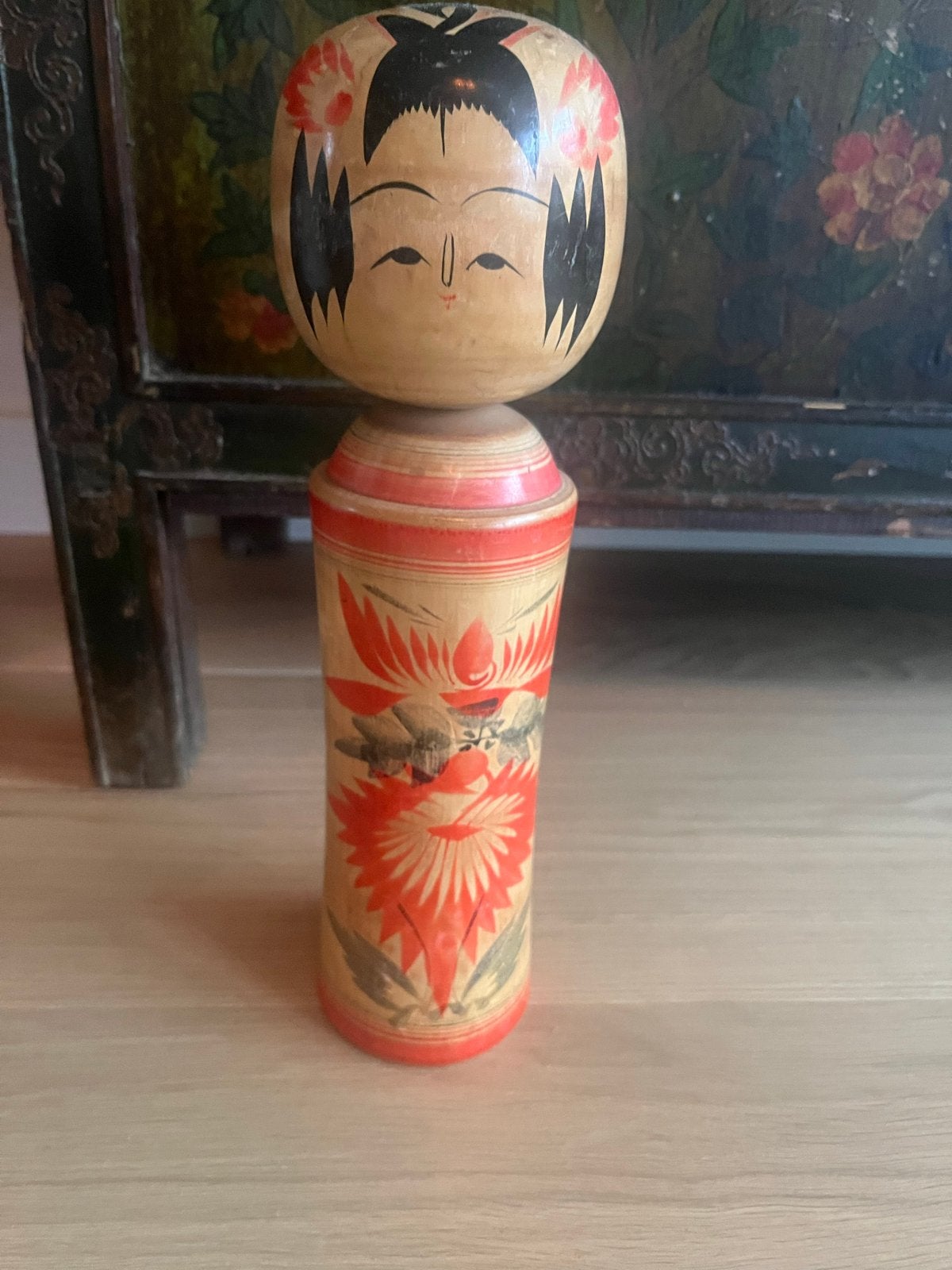 Vintage Japanse Kokeshi - Unkichi Suzuki, Verzamelen, Ophalen of Verzenden, Gebruikt