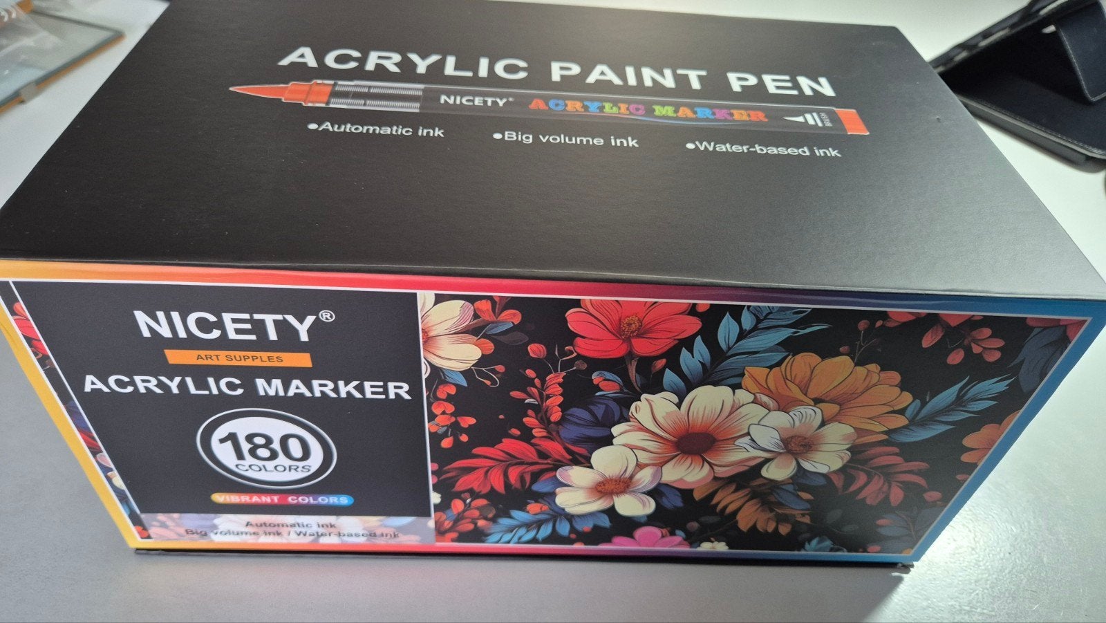Nicety acrylic markers 180, Hobby en Vrije tijd, Tekenen, Verzenden, Zo goed als nieuw, Potlood of Stift