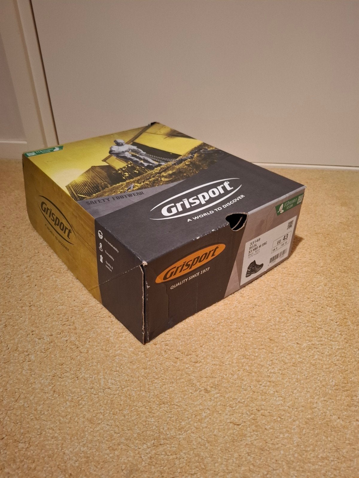 Grisport Werkschoenen S3 HRO HI SRC - Maat 43, Kleding | Heren, Grisport, Zwart, Nieuw, Ophalen of Verzenden